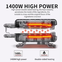 SOKANY SK-08002 1400W Fánk Sütő 16 Mini Fánkhoz Tapadásmentes Bevonattal 3