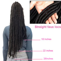 SOKU Műhaj Istennő Locs Szett - 5 Csomag Horgolt Raszta Hajhosszabbítás, Sötétbarna, 66 cm, Szintetikus Puha Fonott Dreadlock 5