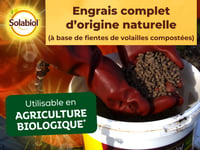 Solabiol Univerzálne komplexné hnojivo v mini granuláte – Ovocie, zelenina, kvety – Pre ekologické poľnohospodárstvo – 5 kg 3