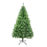 SOLAGUA NAVIDAD Umelý vianočný stromček Jedľa s ihličím typu lametta a kovovým stojanom, trblietavá zelená, 210 cm, 668 vetvičiek 1