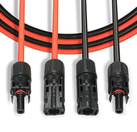 Cablu Solar Solartronics 4 mm² 1,5 m cu Conector Solar, Dublu, Roșu/Negru pentru Sisteme Fotovoltaice 3
