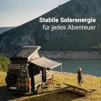 SolarXon Napelem Tartó Fekete Alumínium 118cm 0-90° Balkon Erőmű 6