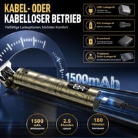 Set Profesional de Tuns Păr și Barbă pentru Bărbați Solati, cu Afișaj LED, Încărcare USB-C, Mașină de Contur Electrică 3
