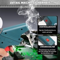 Forrasztópáka Készlet 60W 220V Automata Forrasztóón Adagolással, 5 Pótcsúccsal, Csipeszekkel és Forrasztóónnal, Egykezes Kezelés, Használt 7