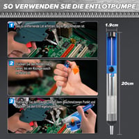 Forrasztópáka Készlet 60W 220V Automata Forrasztóón Adagolással, 5 Pótcsúccsal, Csipeszekkel és Forrasztóónnal, Egykezes Kezelés, Használt 6