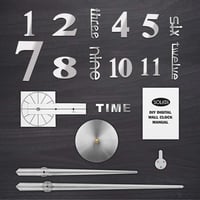SOLEDI 3D falióra matrica szett DIY dekoráció otthonhoz irodához 6