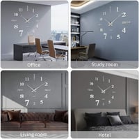 SOLEDI 3D falióra matrica szett DIY dekoráció otthonhoz irodához 5