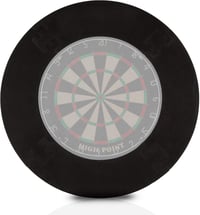 Solid Success Fekete Darts Védőgyűrű - Professzionális Fali Védelem, 3,5 cm Vastag EVA Anyag, Kiegészítő Rögzítés Nélkül, Dartábla Védőkeret 1