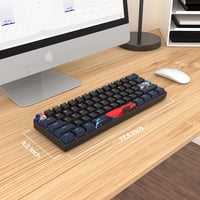 SOLIDEE 61 gombos mechanikus gaming billentyűzet piros kapcsolóval LED háttérvilágítással 9