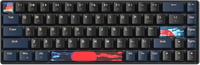 Tastatură mecanică de gaming SOLIDEE 65%, 68 de taste, switch-uri roșii, iluminare LED - negru-albastru 8