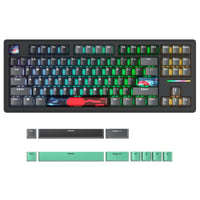 SOLIDEE 80% mehanička tipkovnica za igranje s RGB pozadinskim osvjetljenjem, 87 tipki - plavo/crna 2