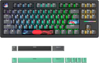SOLIDEE 87 Gombos Mechanikus Gaming Billentyűzet RGB Háttérvilágítással Cserélhető Kapcsolókkal 2