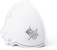 Mască de protecție respiratorie SolidWork FFP2 | Mască de protecție ambalată individual | Mască de gură pentru protecție împotriva prafului | Mască de față antipraf fin 1