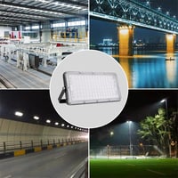 SOLIKU 100W LED Reflektor 8000 Lumen IP65 Vízálló Meleg Fehér Kültéri Munkalámpa 8