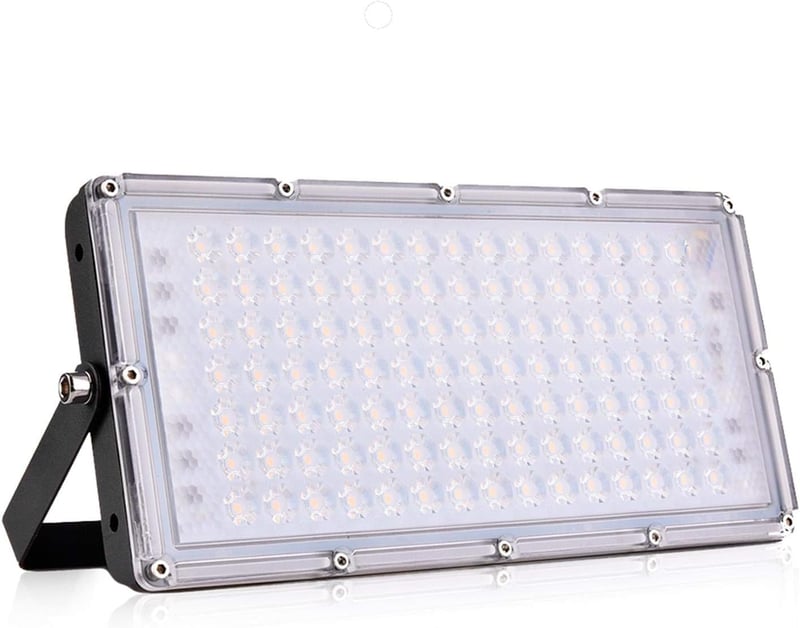 SOLIKU 100W LED Reflektor 8000 Lumen IP65 Vízálló Meleg Fehér Kültéri Munkalámpa