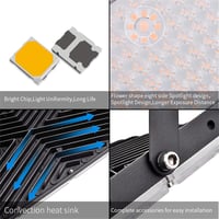 SOLIKU 100W LED Reflektor 8000 Lumen IP65 Vízálló Meleg Fehér Kültéri Munkalámpa 6