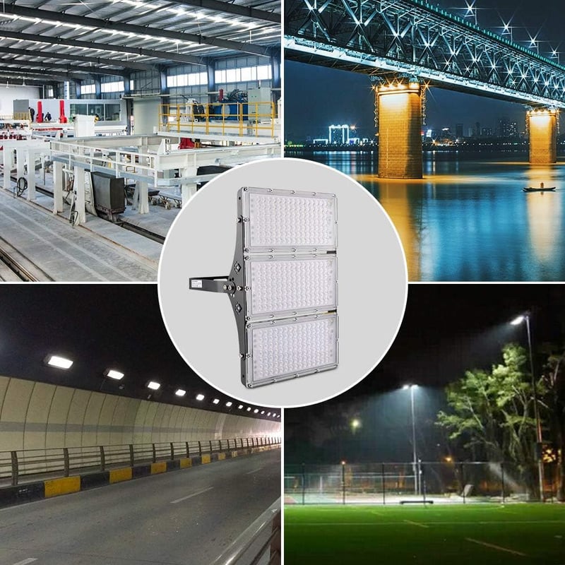SOLIKU 300W LED Reflektor 24000 lm Meleg Fehér Kültéri Munkalámpa IP65 Vízálló