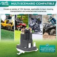 SOLLON 12V Indítórelé Solenoidszelep Fűnyírógéphez Hómaróhoz Golfautóhoz Traktorhoz 8