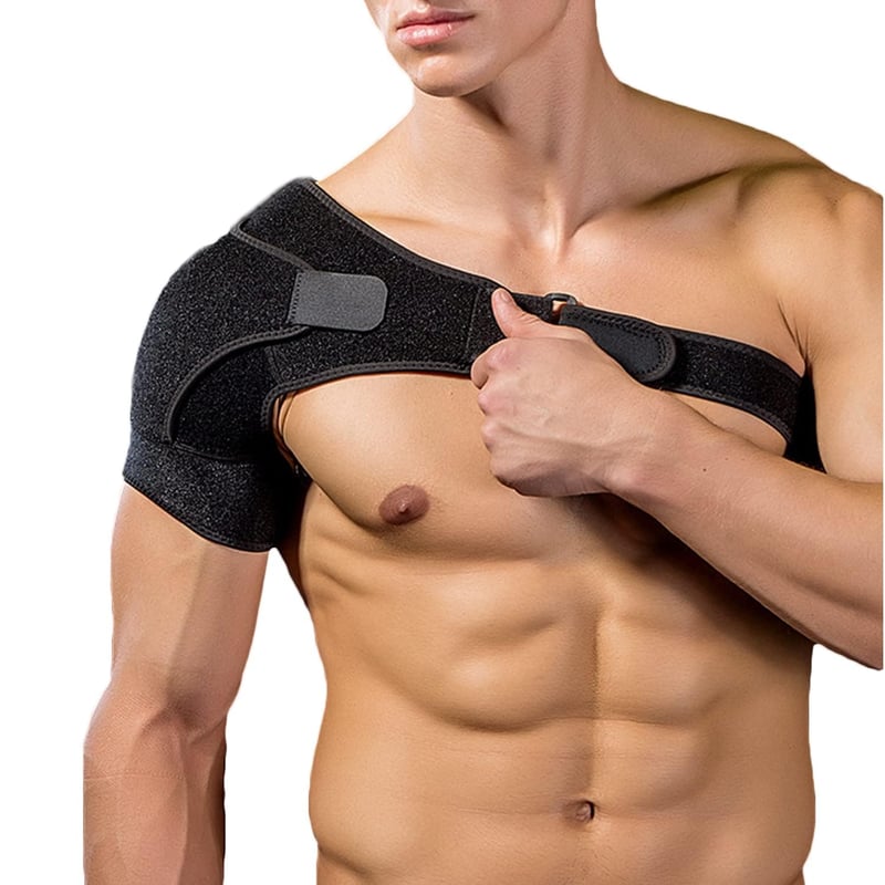 SOLO ACTFIT Neoprén Vállöv Állítható Vállrögzítő Támasz Sérülés Fájdalom Rotátor Mandzsetta