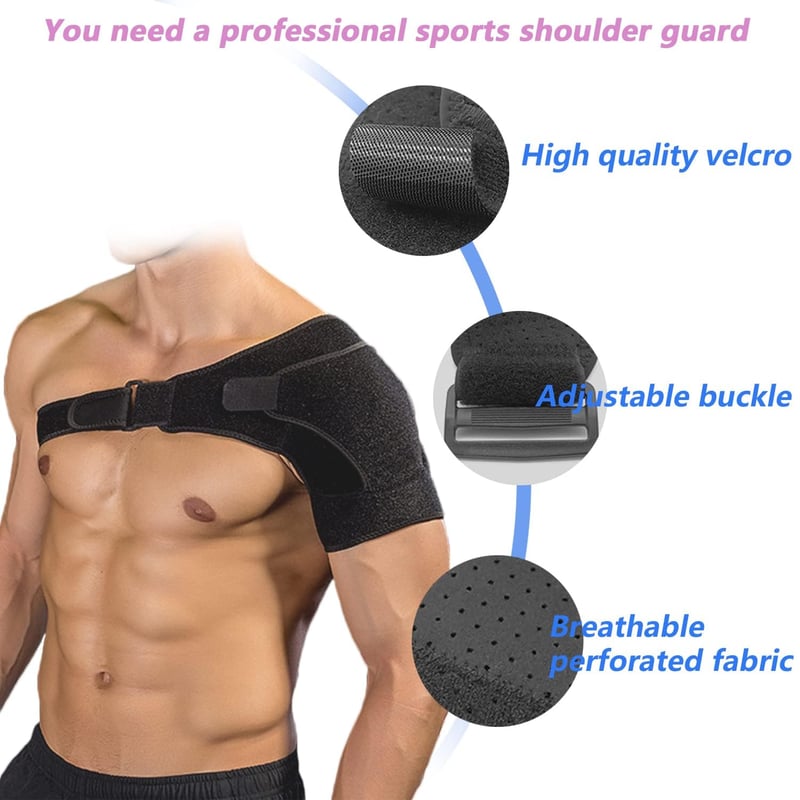 SOLO ACTFIT Neoprén Vállöv Állítható Vállrögzítő Támasz Sérülés Fájdalom Rotátor Mandzsetta