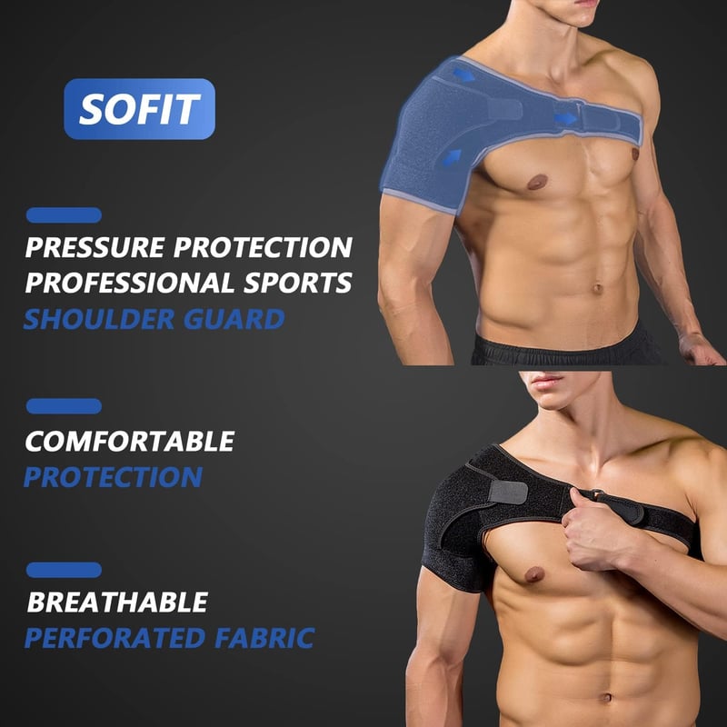 SOLO ACTFIT Neoprén Vállöv Állítható Vállrögzítő Támasz Sérülés Fájdalom Rotátor Mandzsetta