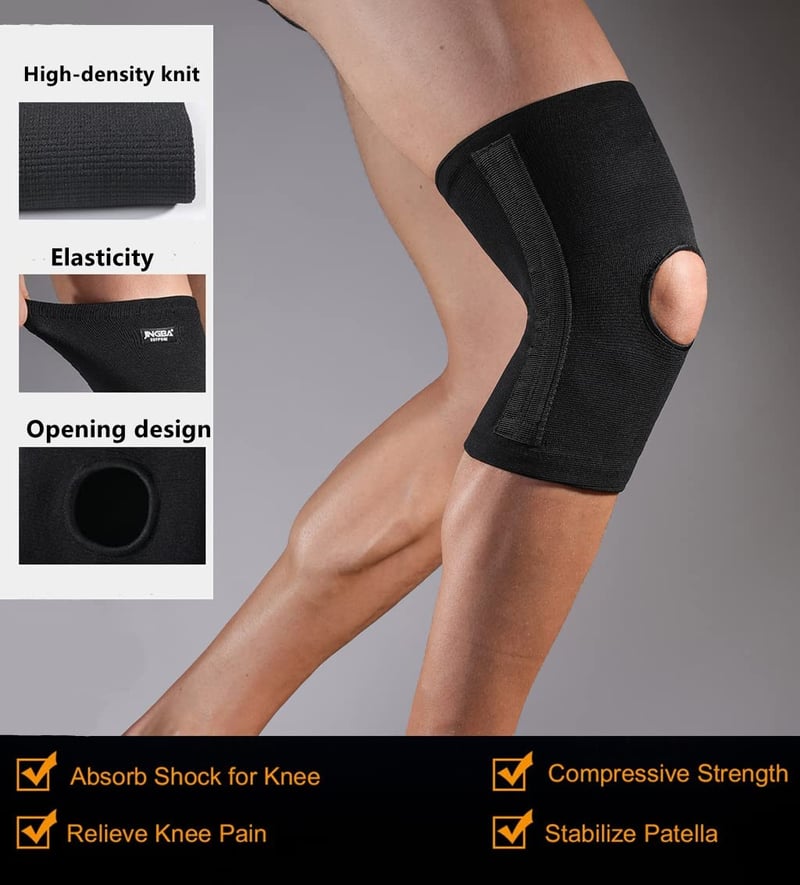 SOLO ACTFIT Ortopédikus Térdrögzítő Kompressziós Támasz L/XL Méret