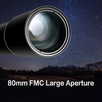SOLOMARK 80mm refraktor teleszkóp 900mm fókusztávolság hordtáskával - 80900 Black 2