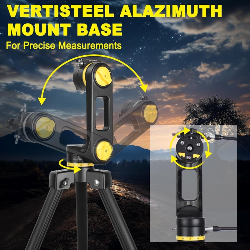 SOLOMARK 90mm Refraktor Teleszkóp 1000mm Fókusztávolság Csillagászati Megfigyeléshez - 901000