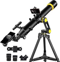 SOLOMARK 90mm Refraktor Teleszkóp 1000mm Fókusztávolság Csillagászati Megfigyeléshez - 901000 1