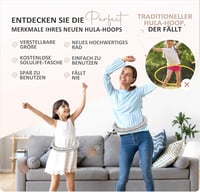 Solulife Hula Hoop Felnőtteknek Fogyáshoz és Masszázshoz, 24 Darabos Állítható Karika Súlygolyóval, ABS Anyag, Taupe Szín 5