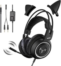 SOMiC G951S Rózsaszín Gaming Headset Macskafüles Fejhallgató Mikrofonnal 1
