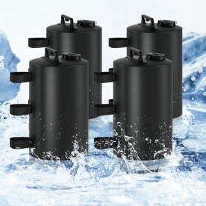 Greutăți pentru cort SONAMBULO – set de 4, 10 litri, negru