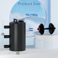 SONAMBULO 4 darab 10 literes víztömlő sátorsúly 88 lbs fekete, szélálló rögzítés pop up sátorhoz és pavilonhoz, újrahasználható 2