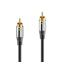 Kábel Sonero Premium cinch – čierny – 7,5 m 1