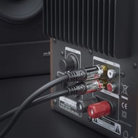 Audiokábel Sonero Premium RCA, 1x RCA zástrčka - 2x RCA zástrčka, 2 m, pozlátené kontakty, čierny 4