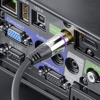 Audiokábel Sonero Premium RCA, 1x RCA zástrčka - 2x RCA zástrčka, 2 m, pozlátené kontakty, čierny 5