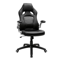 Scaun de birou ergonomic rotativ SONGMICS cu înălțime reglabilă, 70 x 65 x 115 cm, Negru/Alb 1