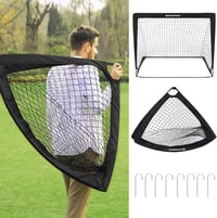 SONGMICS Gyerek Futballkapu Szett 2 db Felugró Kapu 90x120x90 cm Kerthez Strandra 8