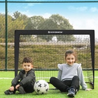 SONGMICS Gyerek Futballkapu Szett 2 db Felugró Kapu 90x120x90 cm Kerthez Strandra 3