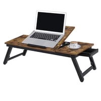 SONGMICS stol za laptop za krevet, MDF i bambus, podesiv po visini, 71 x 23 cm 6