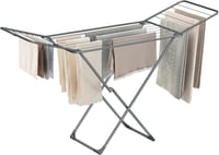 SONGMICS LLR540G01 összecsukható ruhaszárító, szürke, beltéri és kültéri használatra - Grey 1
