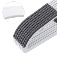 SONGMICS Műanyag Ruhafogasok 30 db-os Készlet, Csúszásmentes, 0,5 cm Vékony, 42 cm Széles, Helytakarékos 6
