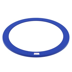 SONGMICS Zaštitna presvlaka za opruge trampolina 427 cm - Plavi rub, UV i otporna na kidanje sigurnosna podloga, vodootporna PVC obloga, za okrugli trampolin