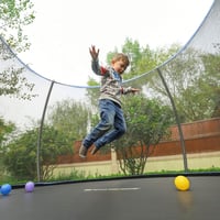SONGMICS Trampolín Biztonsági Háló 244 cm 6 Rudas és 305-366 cm 8 Rudas 7