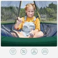 SONGMICS Trampolín Szegélyvédelem UV-álló Rugó Takaró Biztonsági Szőnyeg 4