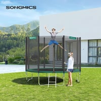 SONGMICS Trampolín Szegélyvédelem UV-álló Rugó Takaró Biztonsági Szőnyeg 2