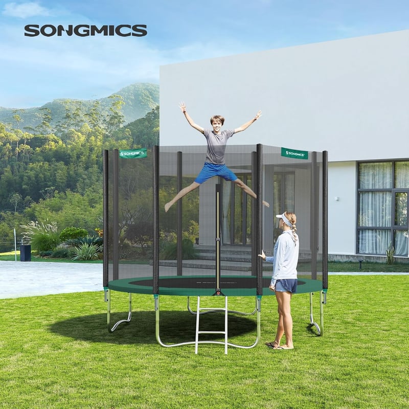SONGMICS Trampolín Szegélyvédelem UV-álló Rugó Takaró Biztonsági Szőnyeg