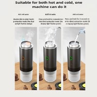 Sonhomay Hordozható Elektromos Eszpresszó Kávéfőző - Vezeték Nélküli, Önmelegítő, 60ml, Őrölt Kávéhoz és Nespresso Kapszulához, Utazáshoz, K 6