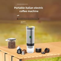 Ruspela 12V Hordozható Espresso Kávéfőző Kapszulás Autóhoz Kempinghez Utazáshoz 3