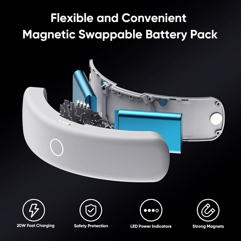 Sonicgrace S3 Duo Meta Quest 3/3S fejpánt 2x8000mAh akkuval és töltővel